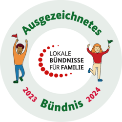 Siegel Ausgezeichnetes Bündnis 2023 2024